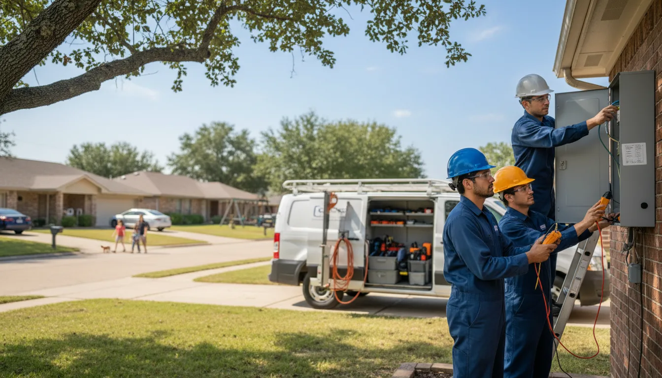 Certified electrician providing emergency electrical services in Gillett, AR